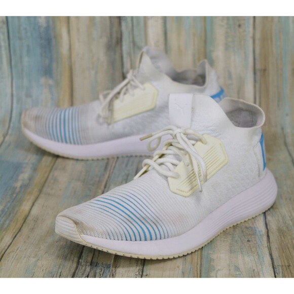 PUMA Uprise Color Shift Knit Trainers Women's Size 11 Blue White - Picture 1 of 10